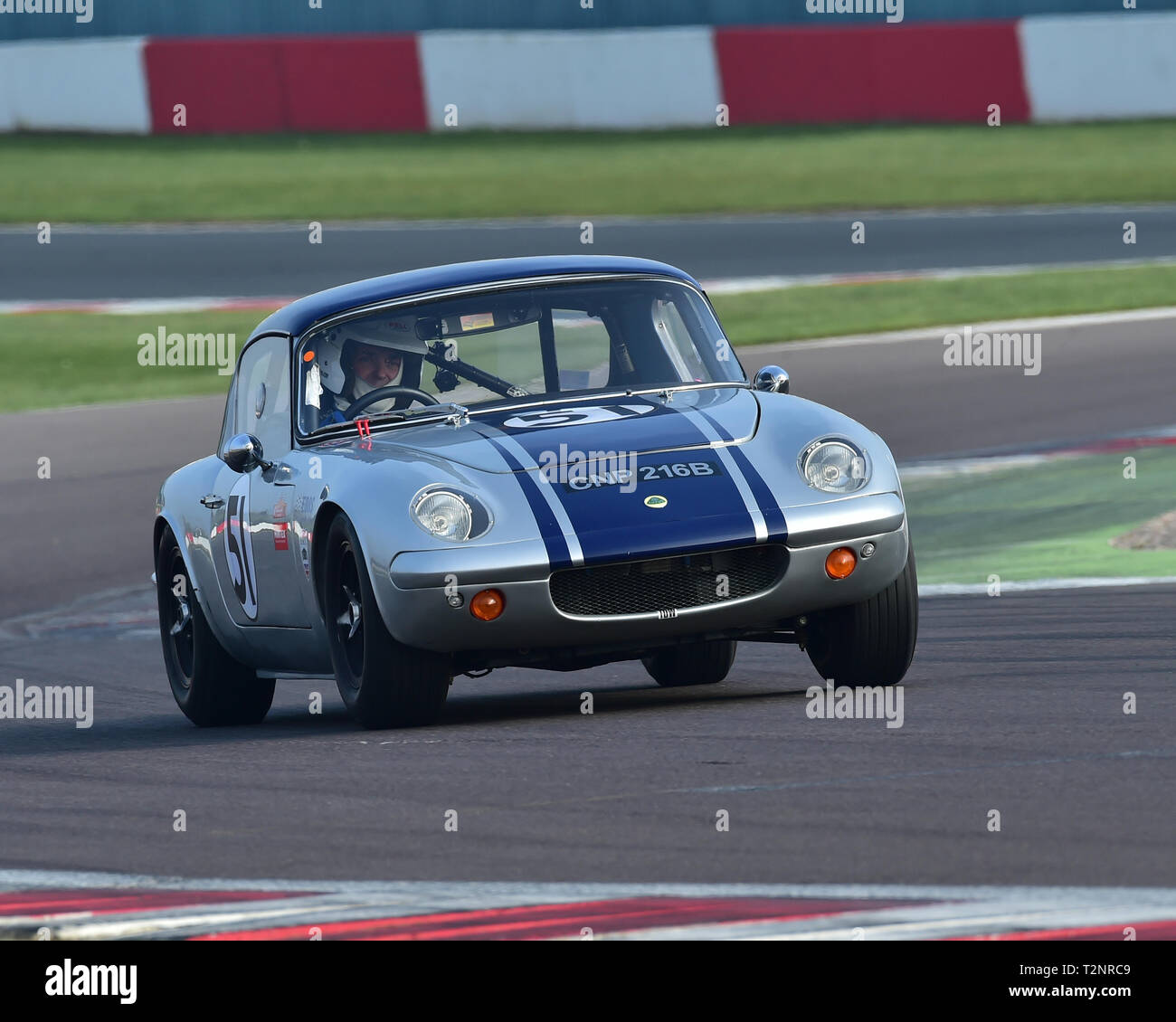 Mel Taylor, Lotus Elan S1, Wachen Trophäe, HSCC, Öffner, Samstag, den 30. März 2019, Donington Park, Rundstrecke, CJM Fotografie, classic car Stockfoto