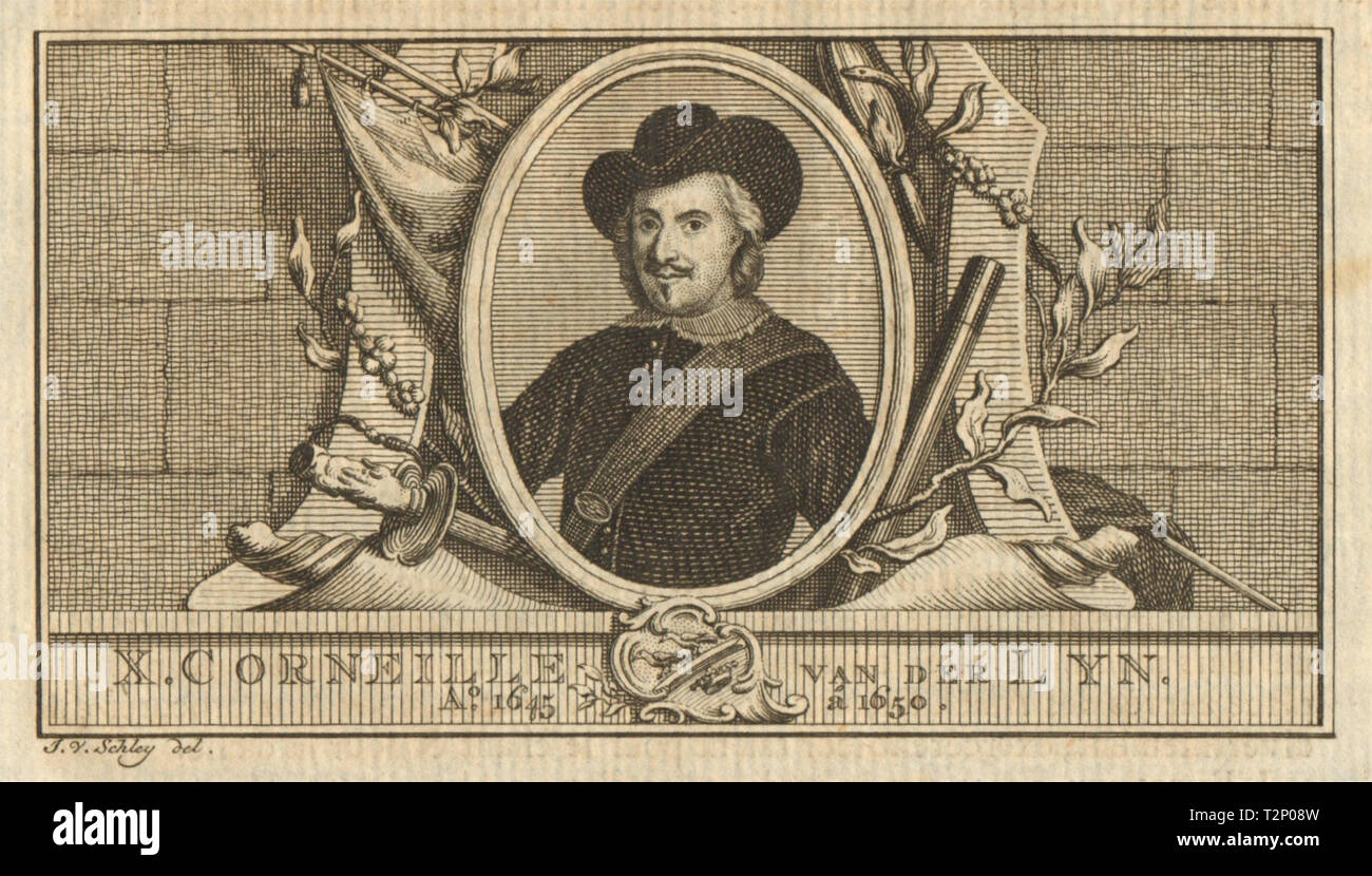 Cornelis van der Lijn, Generalgouverneur von Niederländisch-ostindien 1645-1650 1763 Stockfoto