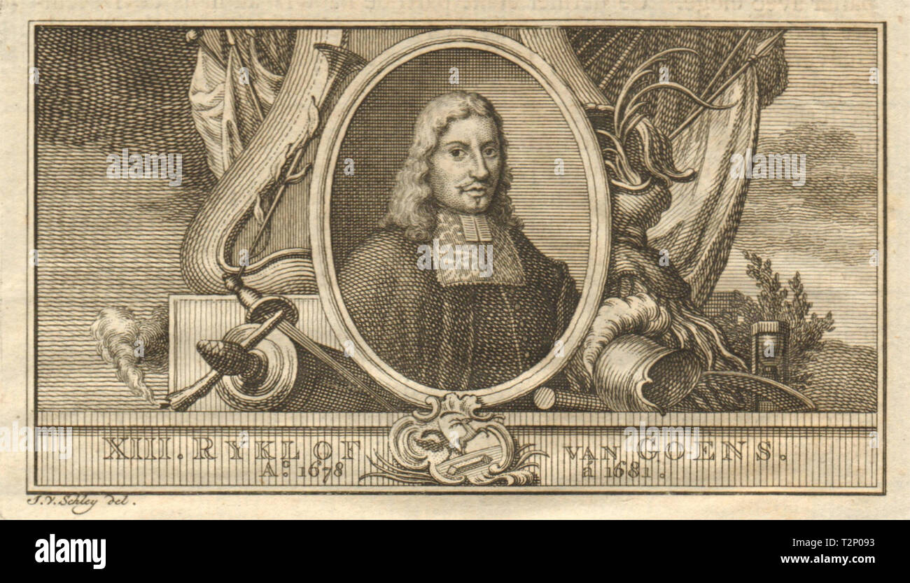 Rijkloff van Goens, Generalgouverneur von Niederländisch-ostindien 1678-1681 1763 Stockfoto