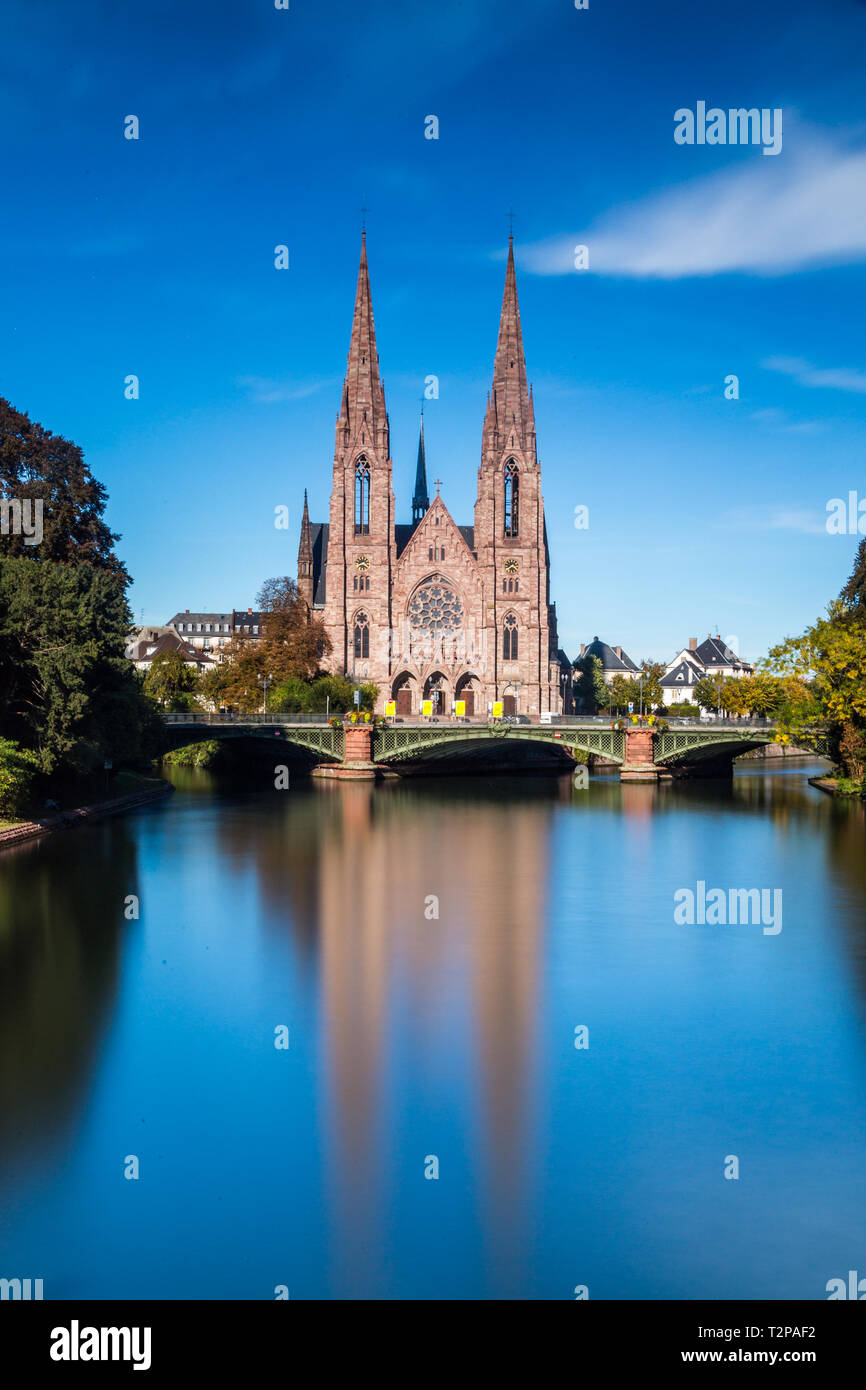 St. Pauls Kirche in Straßburg Stockfoto