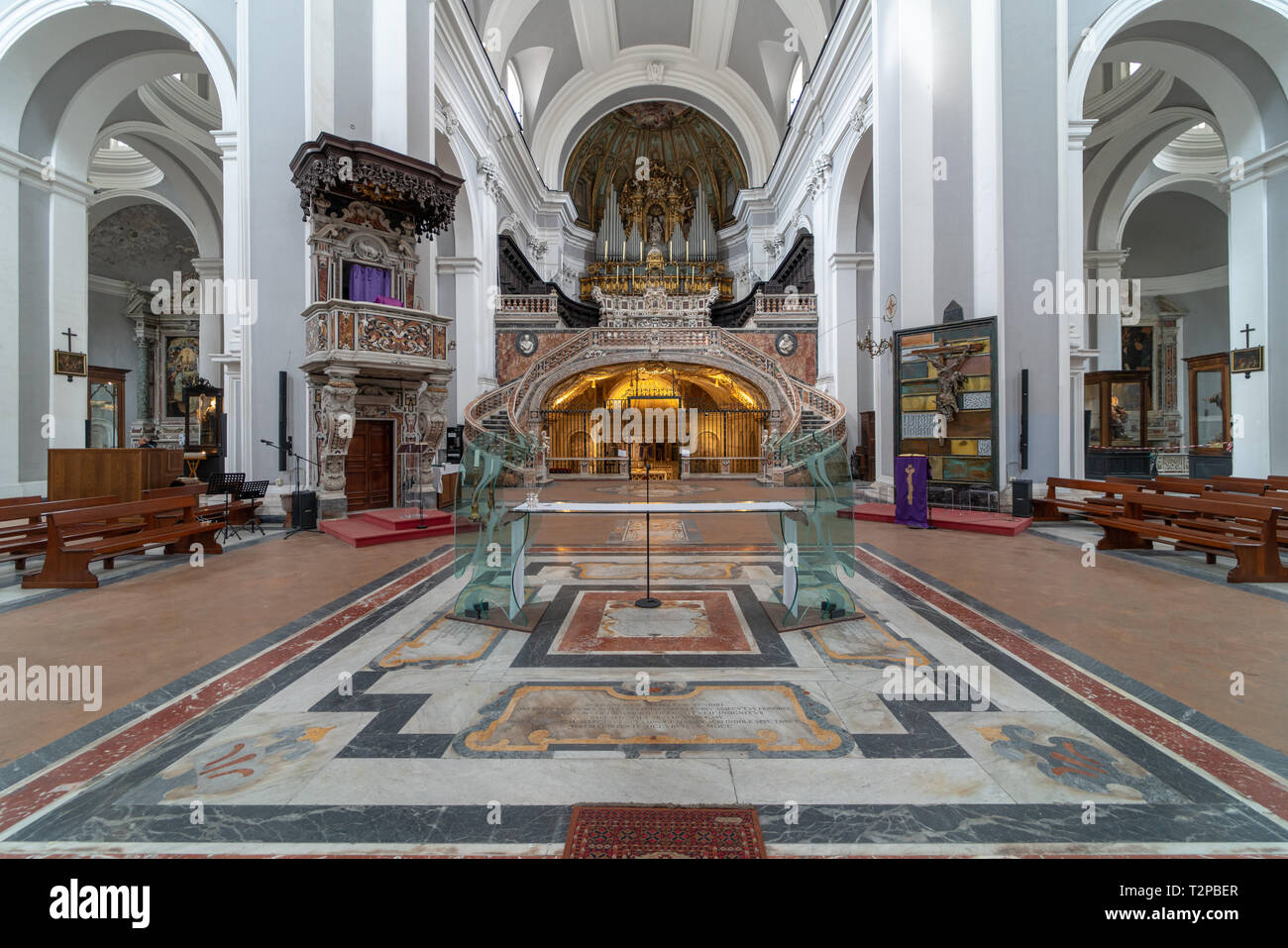 Napoli, die Basilika Santa Maria della Sanità, veduta d'insieme Stockfoto