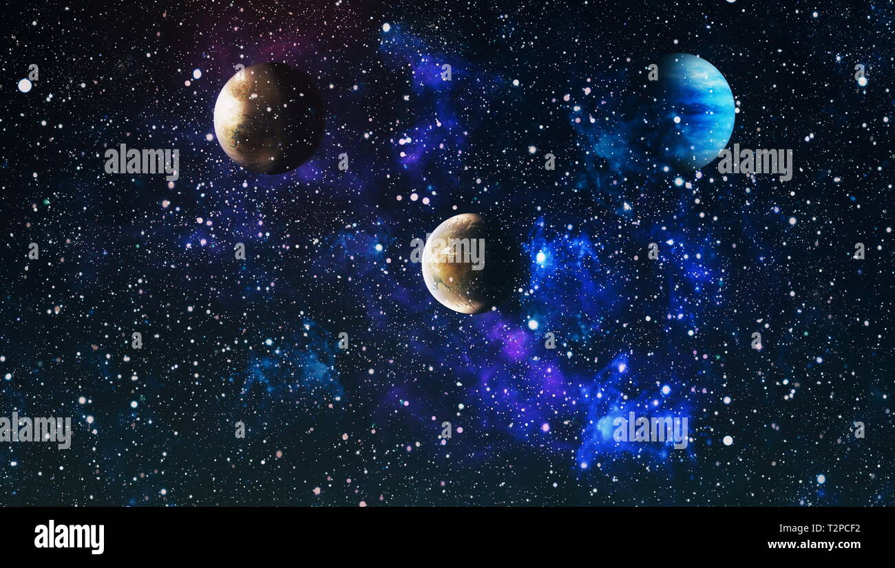 Hohe Qualität Raum Hintergrund. Elemente dieses Bild von der NASA eingerichtet. Stockfoto