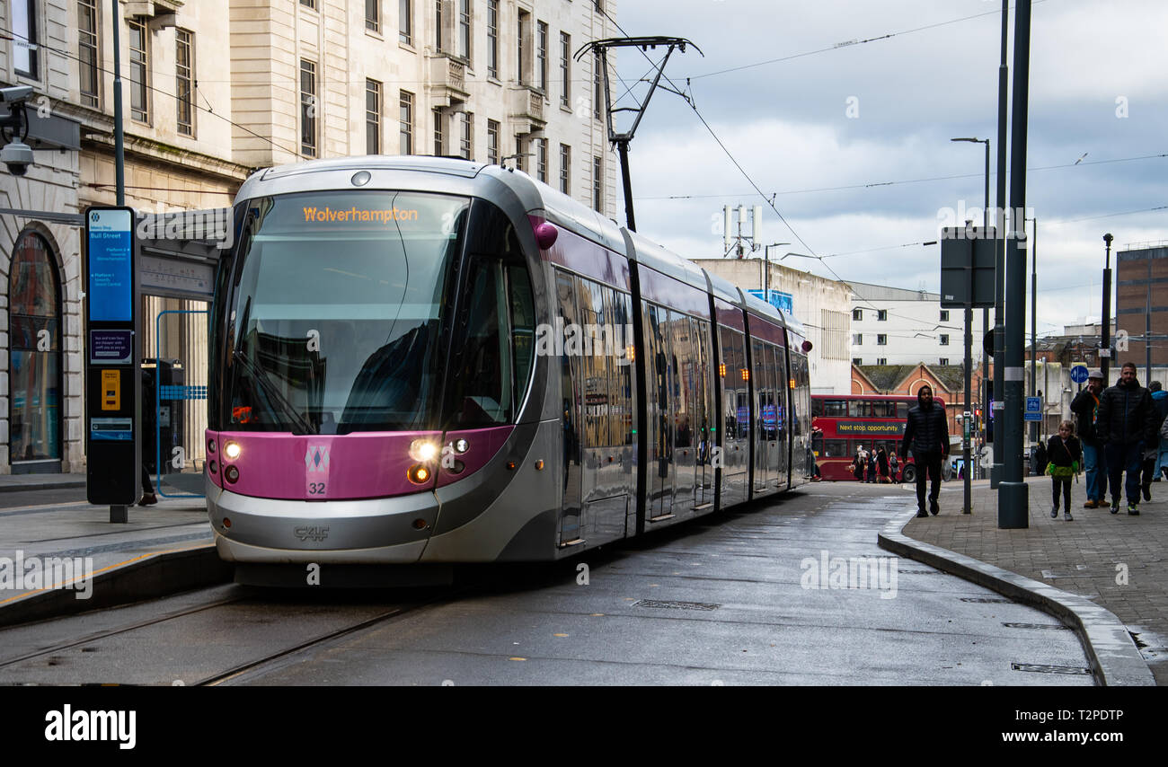 Birmingham, England - 17. März 2019: Stockfoto