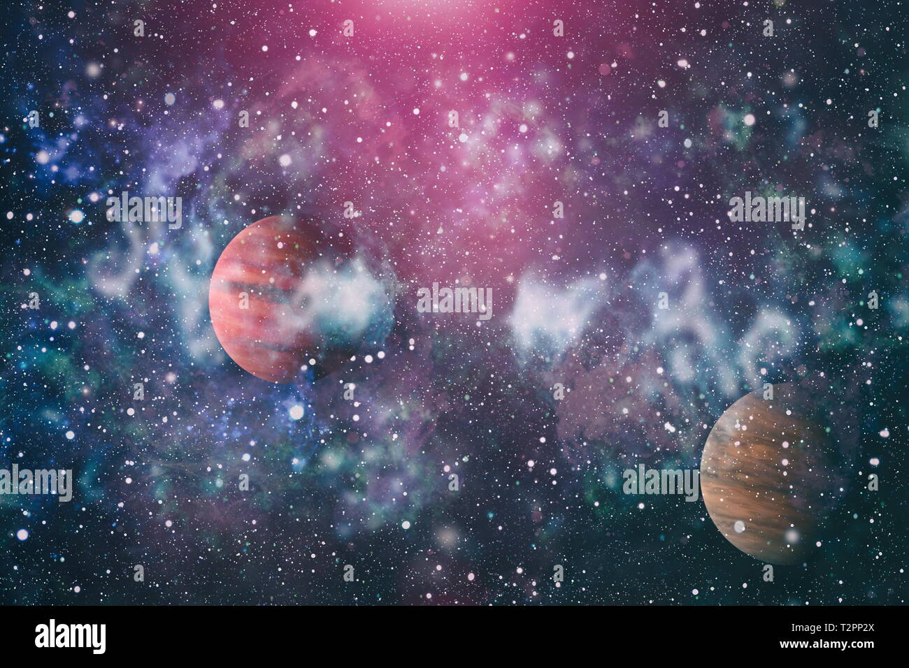 Kleiner Teil einer unendlichen Sternenhimmel Platz im Universum. "Elemente des Bildes von der NASA eingerichtet". Stockfoto