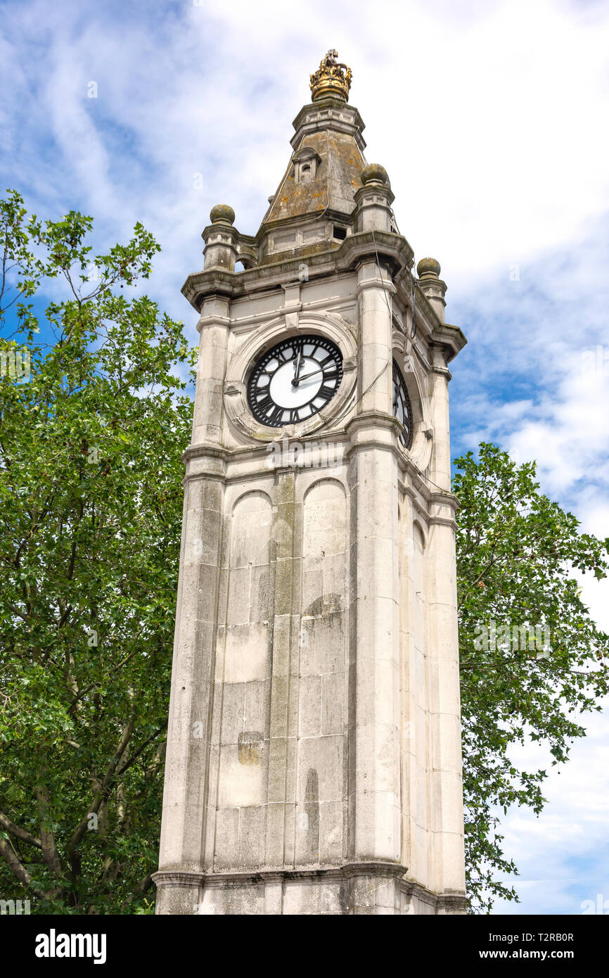 Lewisham Clock Tower, Lewisham High Street, Lewisham, London Borough von Lewisham, Greater London, England, Vereinigtes Königreich Stockfoto