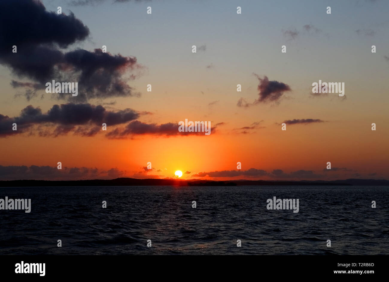 Besuchen sie Australien. Ansichten und Sonnenaufgang scenics von Australien. Stockfoto