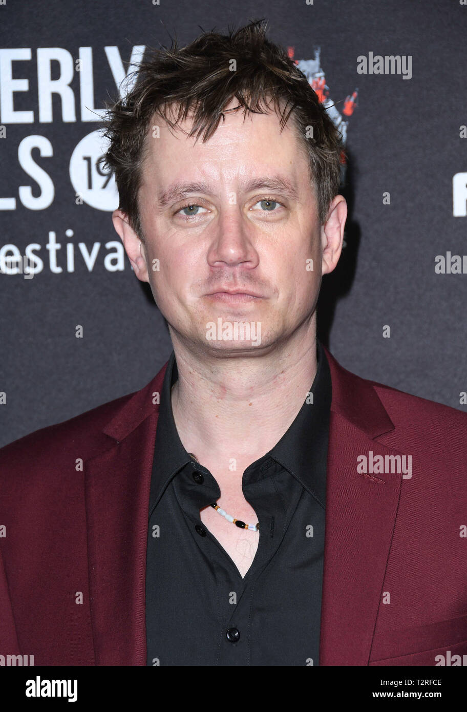 April 3, 2019 - Hollywood, Kalifornien, USA - 03. April 2019 - Hollywood, Kalifornien - Chad Lindberg. 19. jährlichen Beverly Hills Film Festival Opening Night gehalten an TCL Chinesisch 6 Theater. Photo Credit: Birdie Thompson/AdMedia (Credit Bild: © Birdie Thompson/AdMedia über ZUMA Draht) Stockfoto