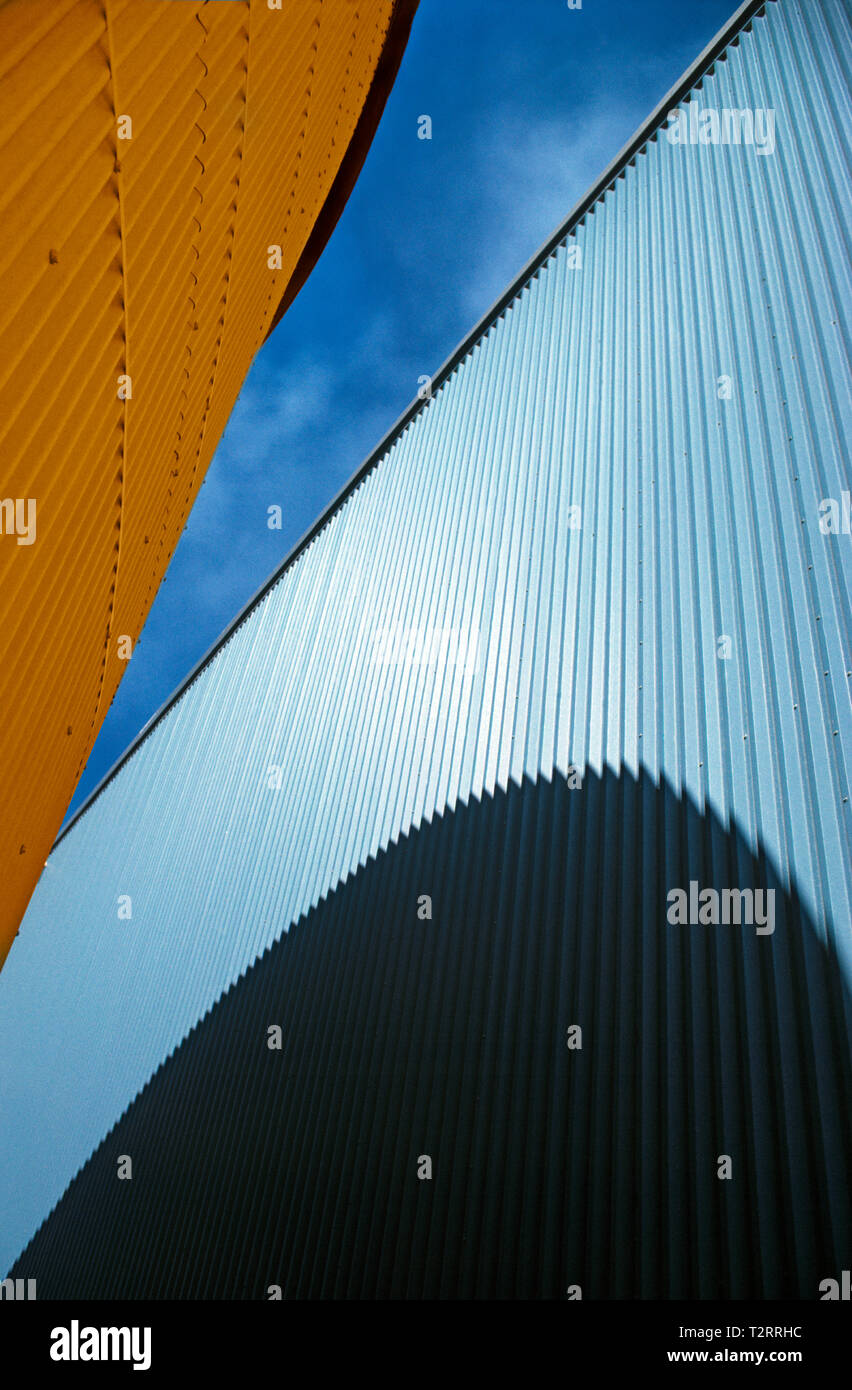 Grafische Darstellung einer modernen Stahlbau Stockfoto