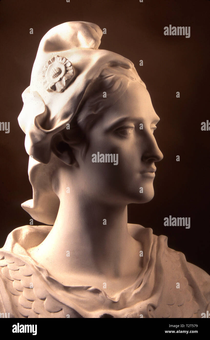 Statue von Marianne, nationales Symbol der französischen Republik Stockfoto