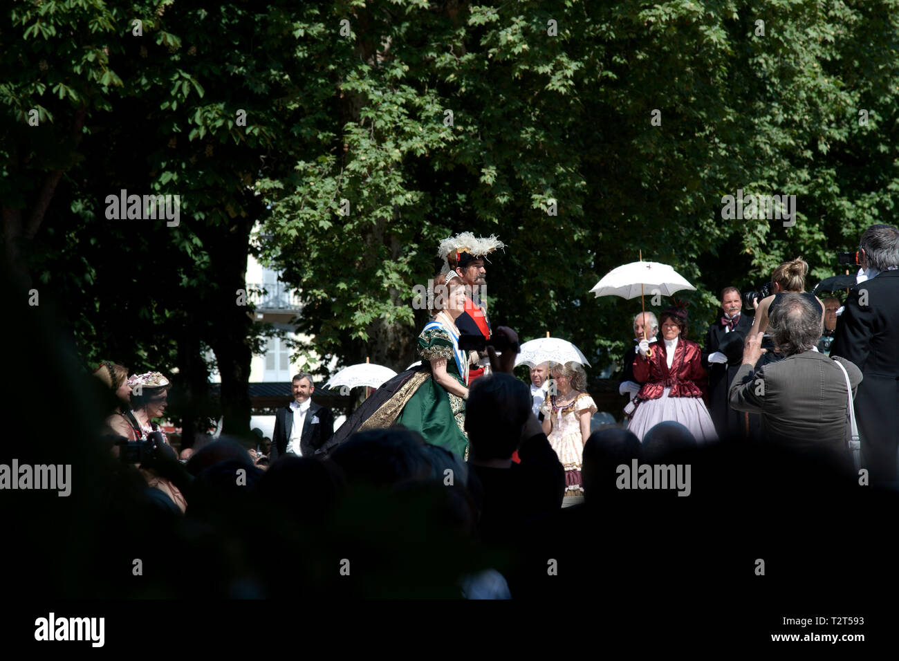 Napoleon III. in Vichy, Allier Stockfoto