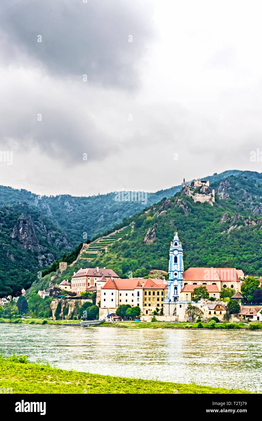 Dürnstein an der Donau (Wachau, Österreich); Dürnstein an der Donau Stockfoto