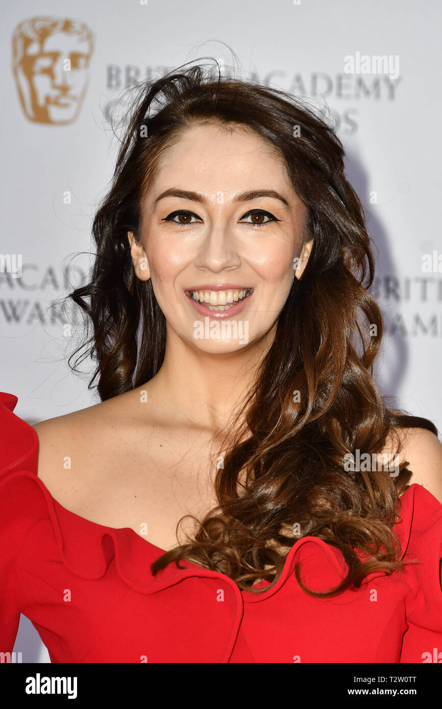 London, Großbritannien. 4. April 2019. Simay Hutmacher Arrivers an der British Academy Award (BAFTA) Spiele in der Queen Elizabeth Hall, Southbank Centre am 4. März 2019, London, UK. Bild Capital/Alamy leben Nachrichten Stockfoto