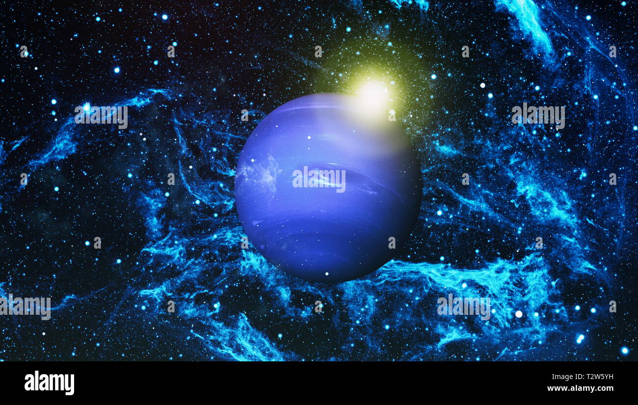 Planeten, Sterne und Galaxien im Weltraum zeigt die Schönheit des Weltraums. Elemente von der NASA eingerichtet Stockfoto