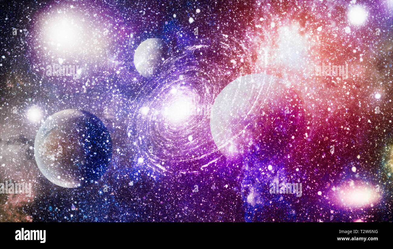 Deep Space Art Galaxien, Nebel und Sterne im Universum. Elemente dieses Bild von der NASA eingerichtet Stockfoto