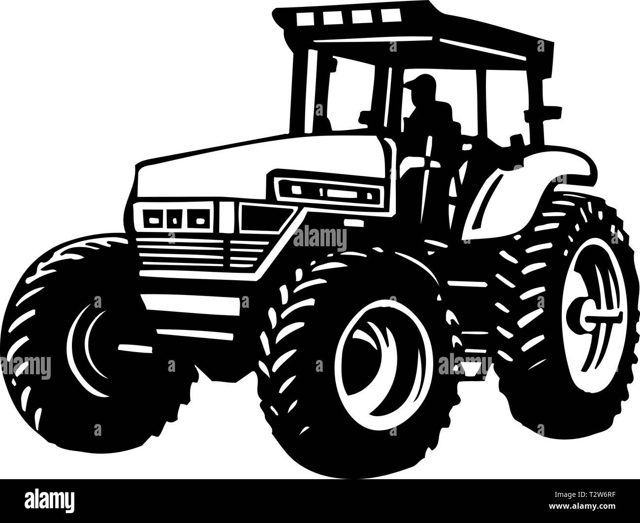 Abbildung: Traktor Stock Vektor