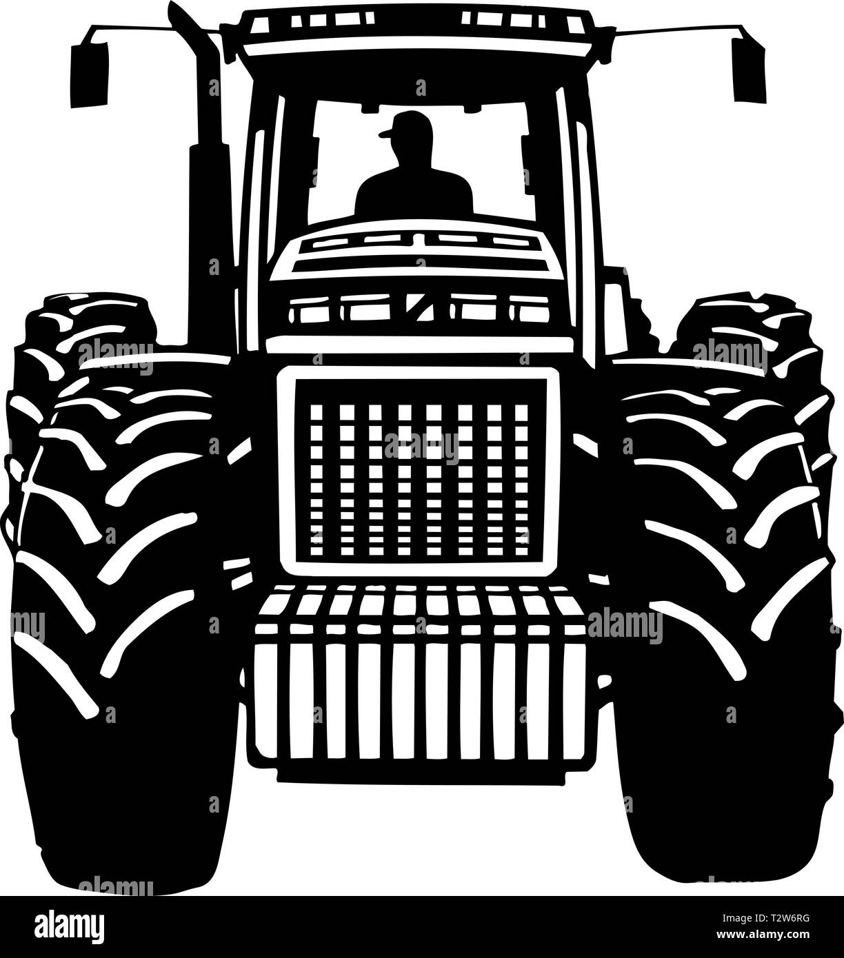 Abbildung: Traktor Stock Vektor