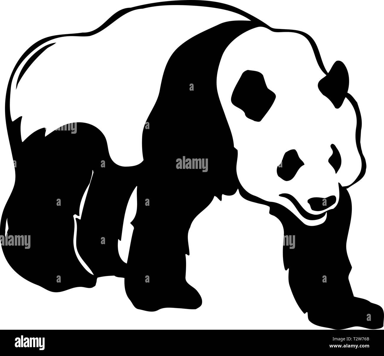 Pandabär Abbildung Stock Vektor