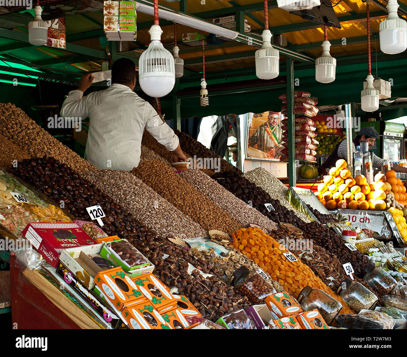 Früchte und Nüsse! Stockfoto