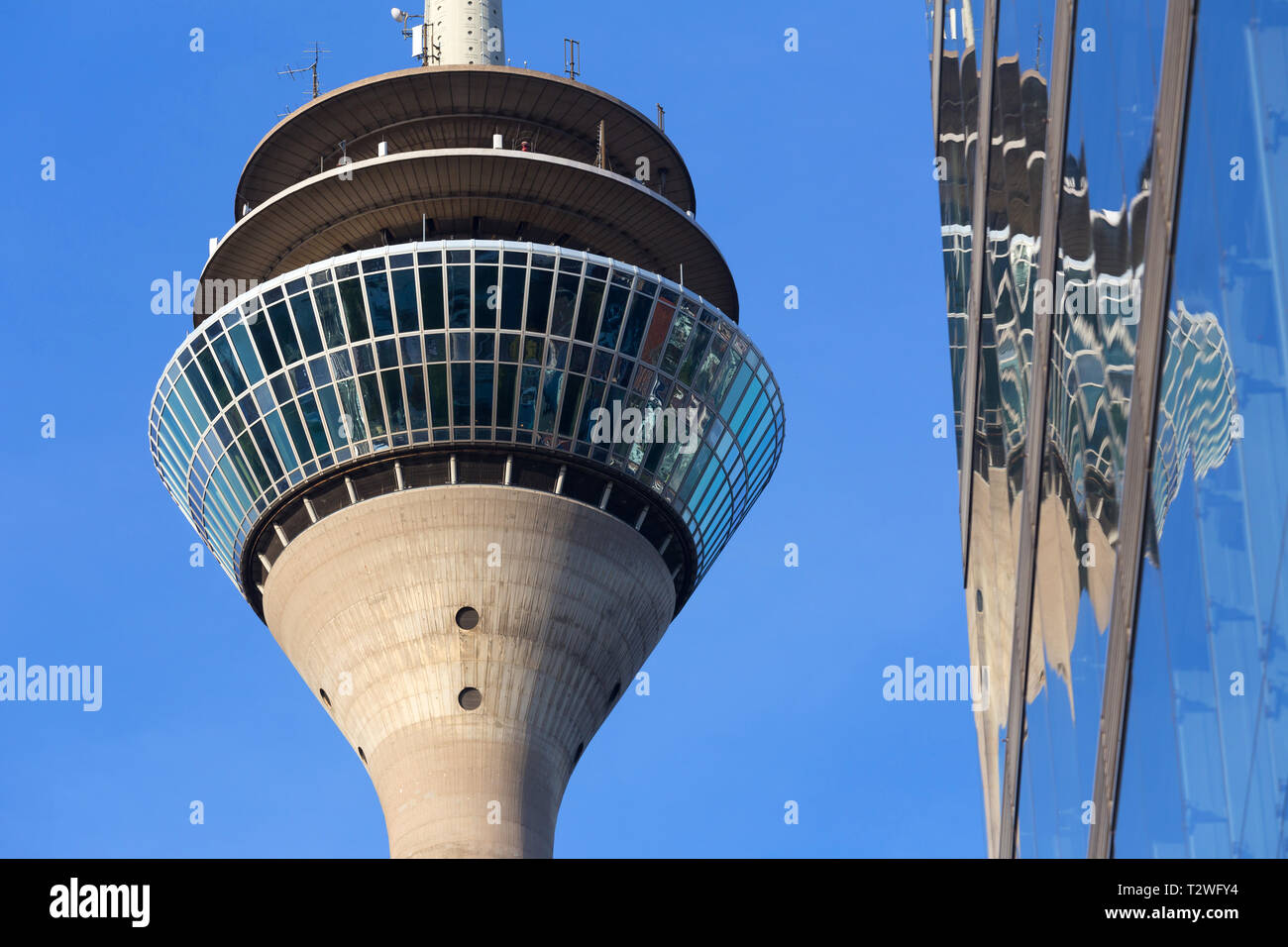 Düsseldorf Deutschland Fernsehturm Stockfoto