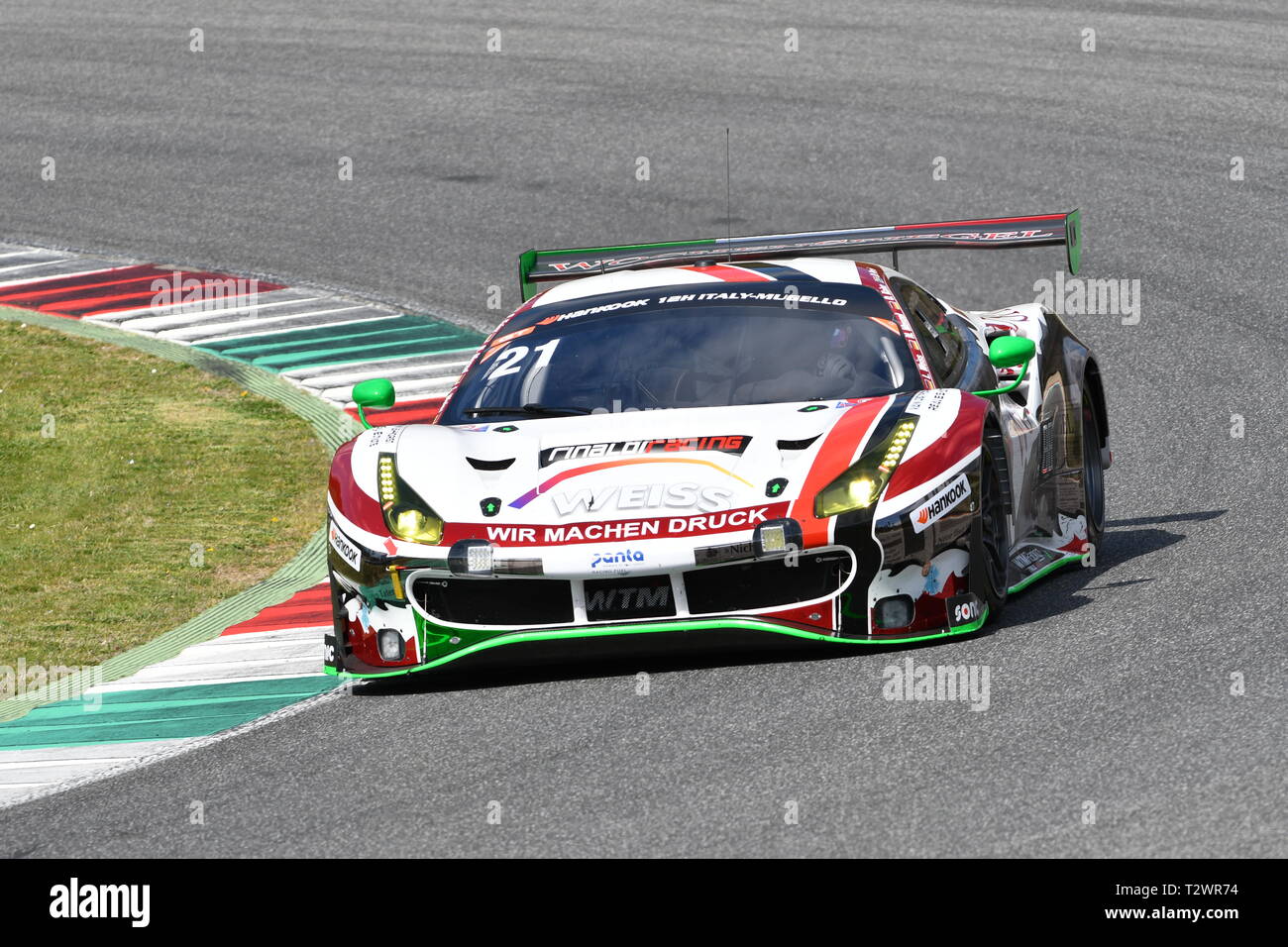 Italien 29 März 2019 Ferrari 488 Gt3 Der Wochenspiegel