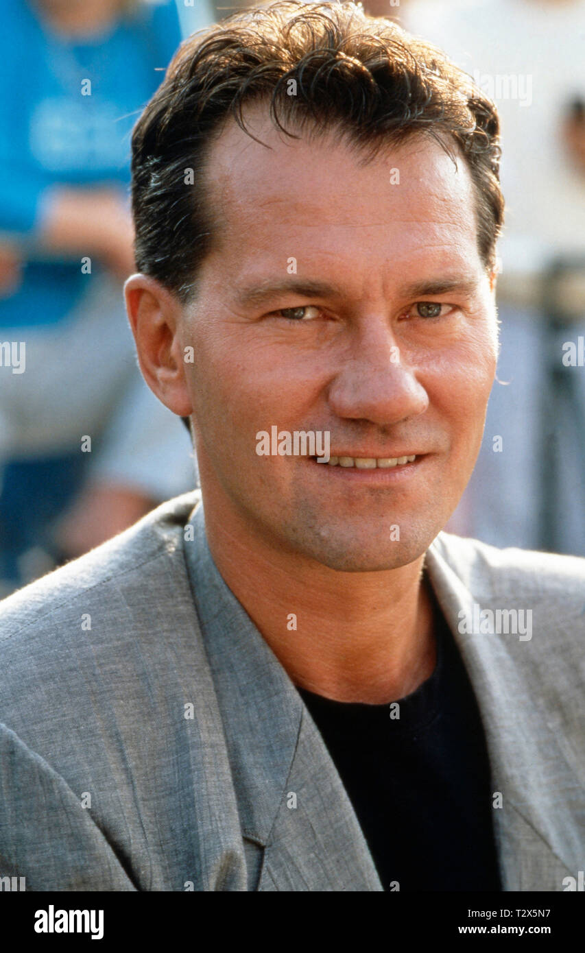 Der deutsche Kan und Synchronsprecher Manfred Lehmann Ca. 1990. Der deutsche Schauspieler und Synchronsprecher Manfred Lehmann ca. 1990 Stockfoto