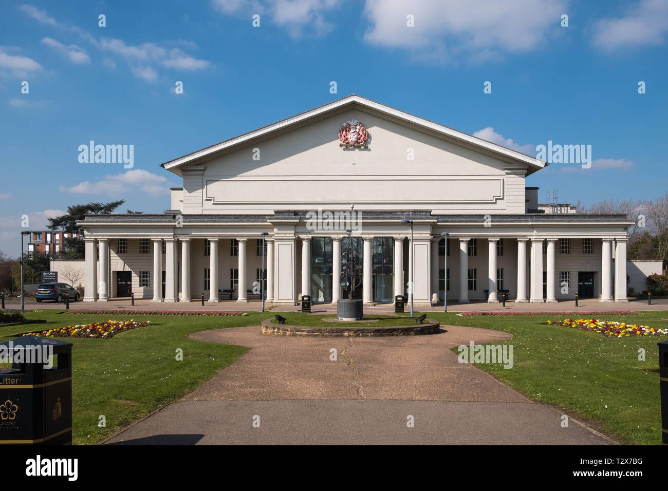 Die De Montfort Hall live Musik und Unterhaltung in Leicester, Großbritannien Stockfoto