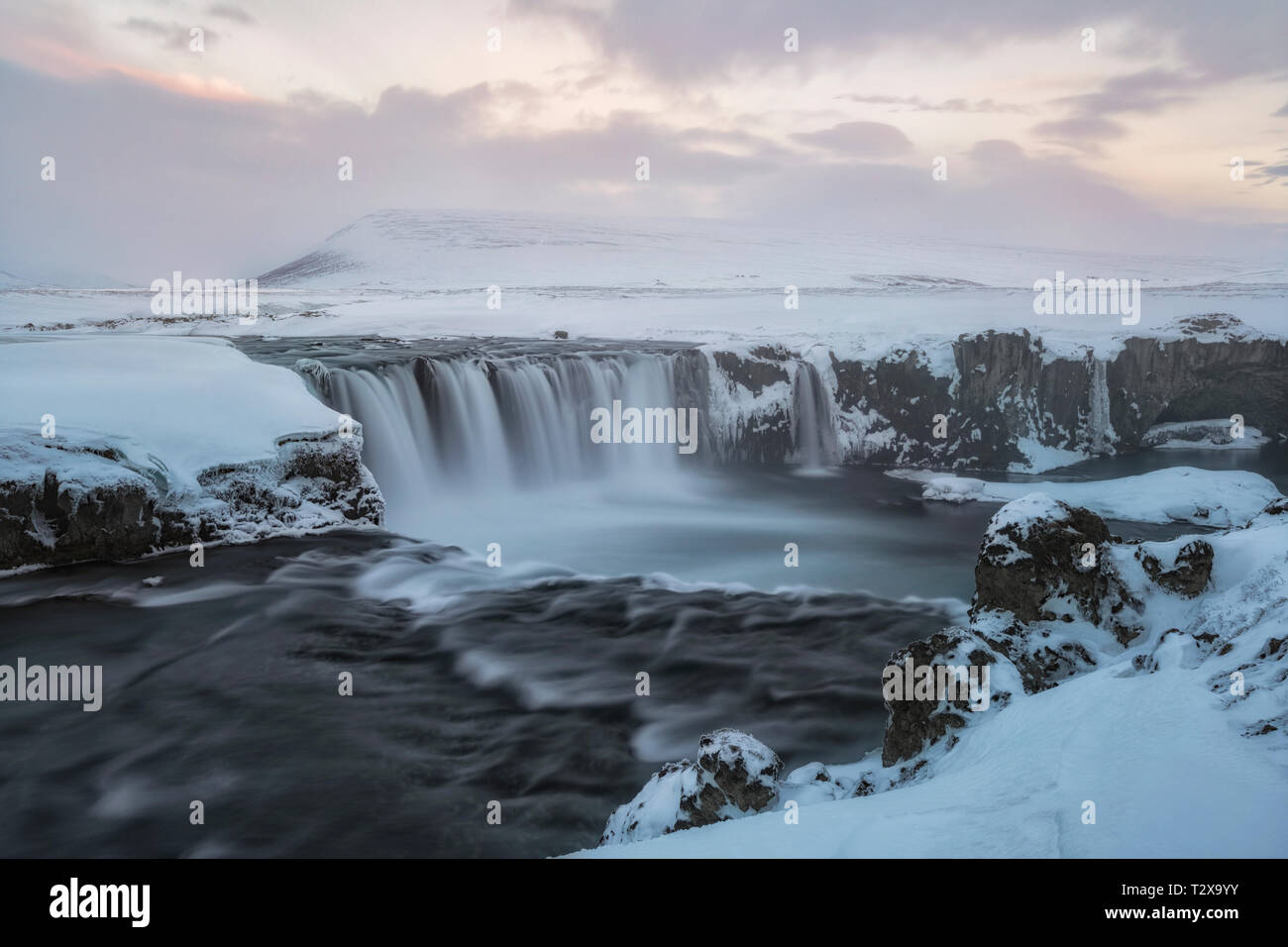 Godafoss, Laugar, Nordurland Eystra, Island, Europa Stockfoto