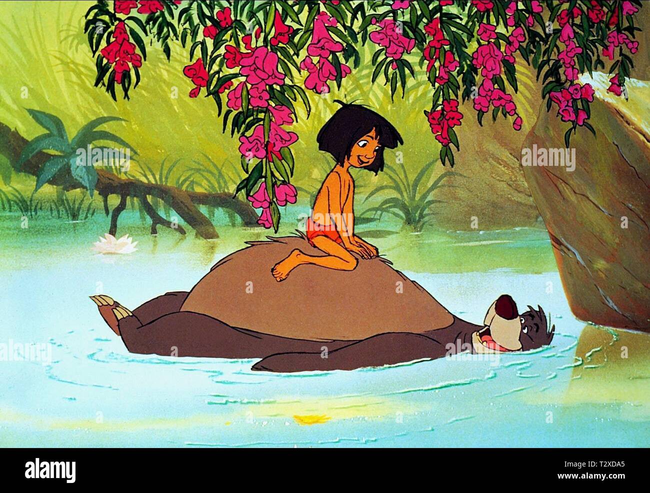 MOWGLI, BALOO der Bär, DAS DSCHUNGELBUCH, 1967 Stockfoto