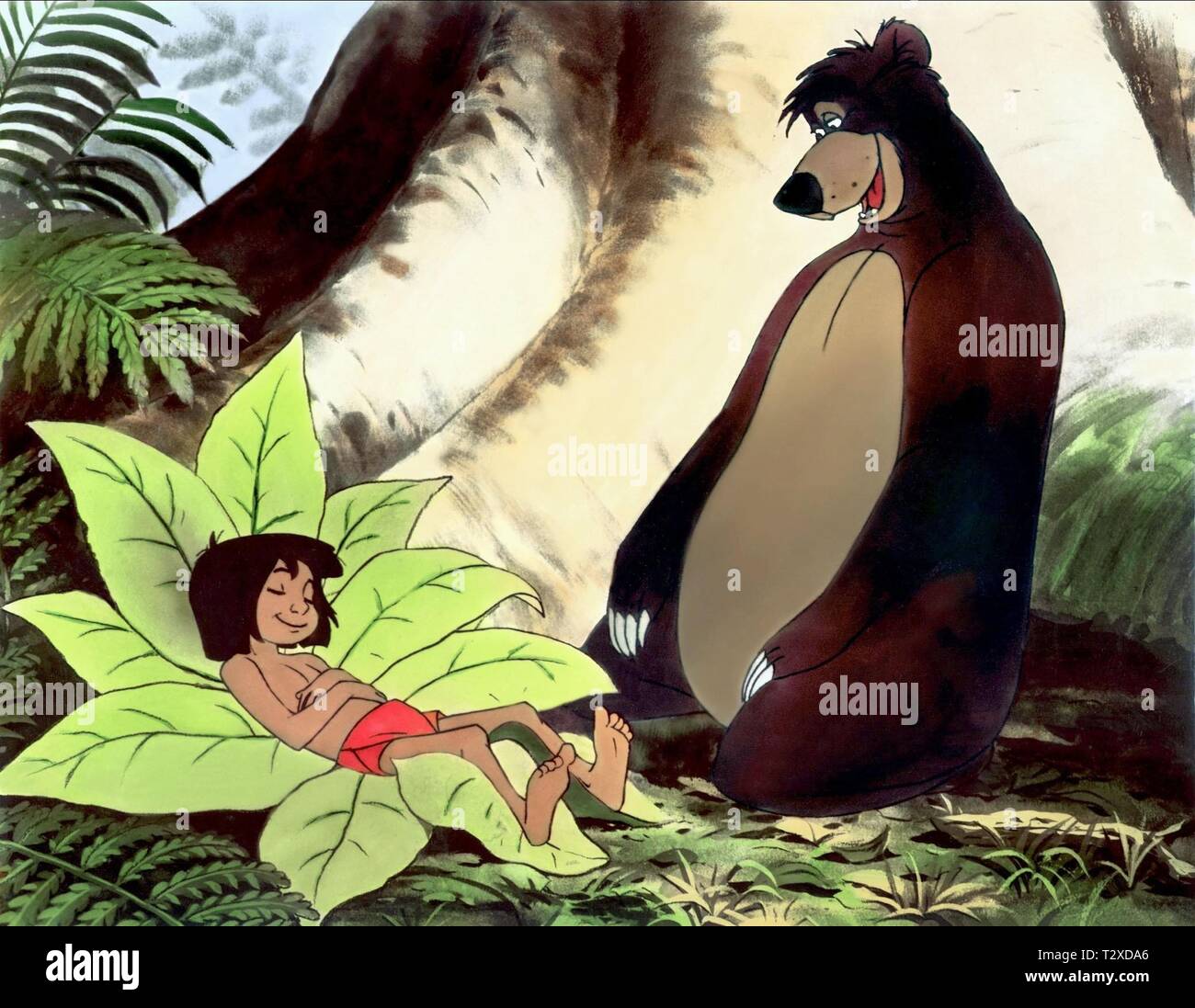 MOWGLI, BALOO der Bär, DAS DSCHUNGELBUCH, 1967 Stockfoto