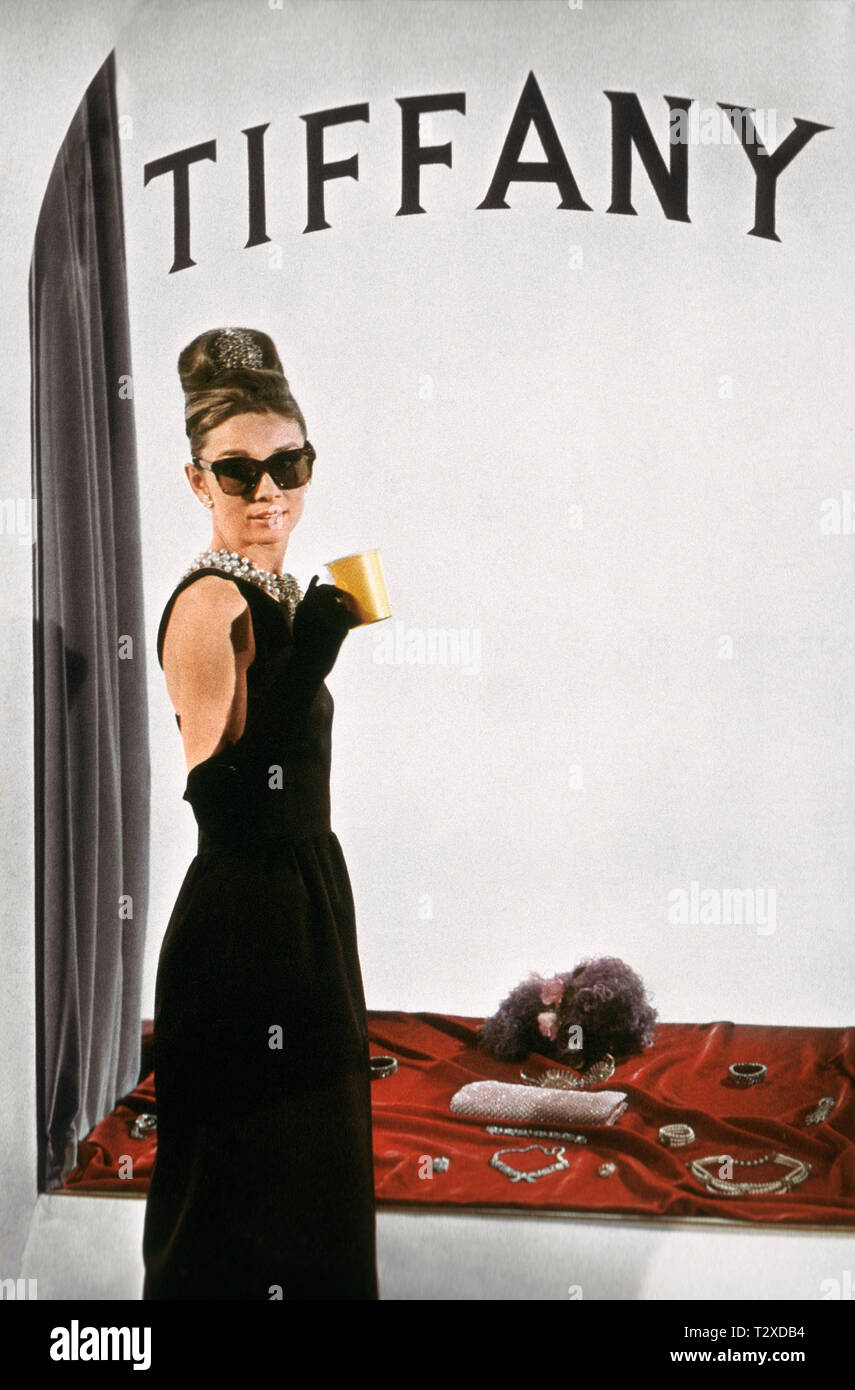 AUDREY HEPBURN, Frühstück bei Tiffany, 1961 Stockfoto