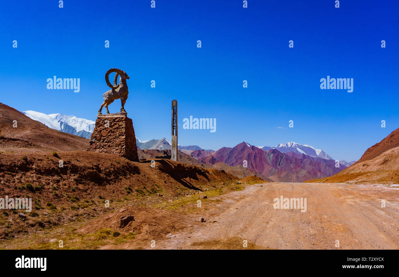 Erstaunlich Pamir Highway in Tadschikistan, Zentralasien Stockfoto