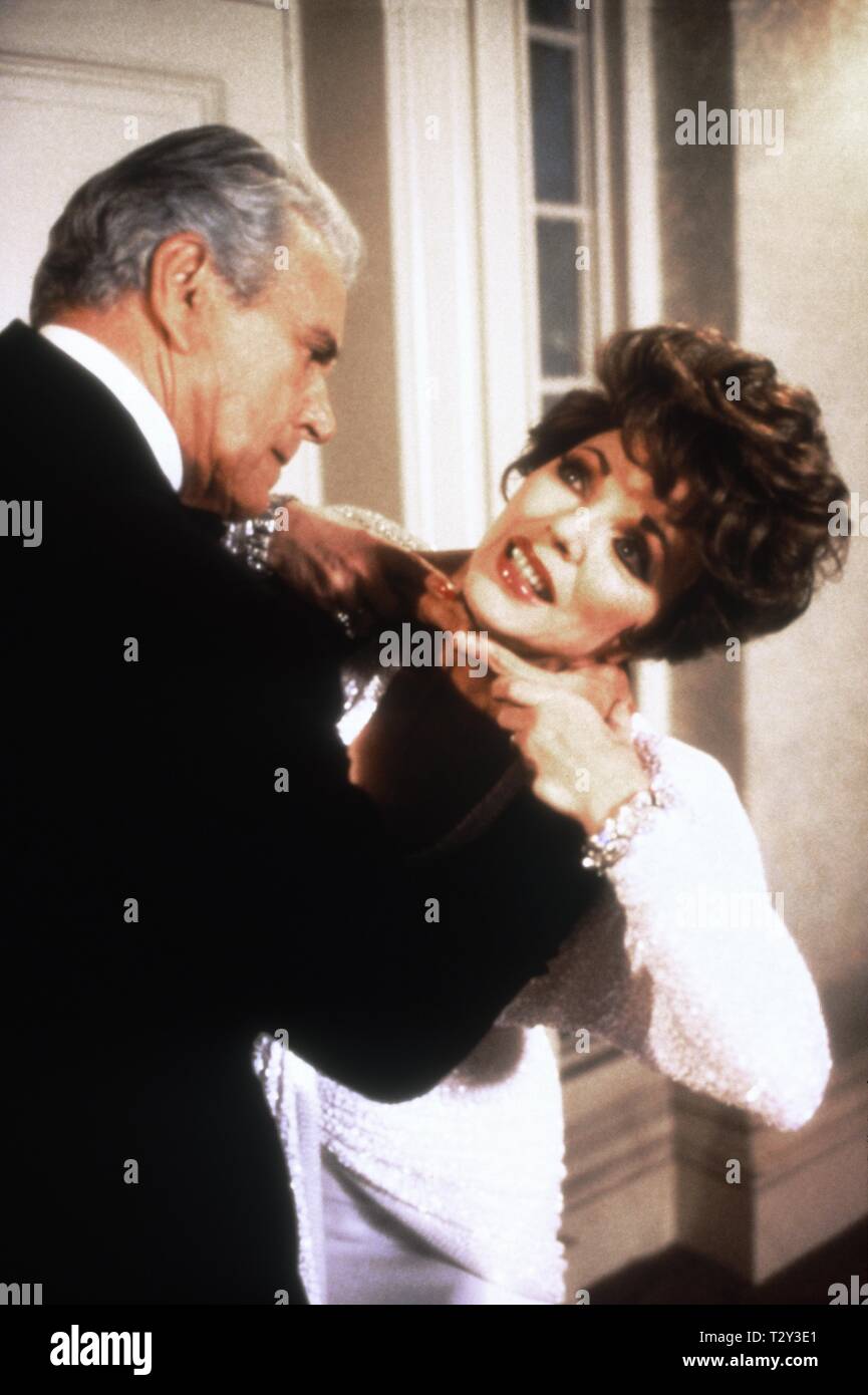 JOHN FORSYTHE, Joan Collins, Dynastie, 1982 Stockfoto