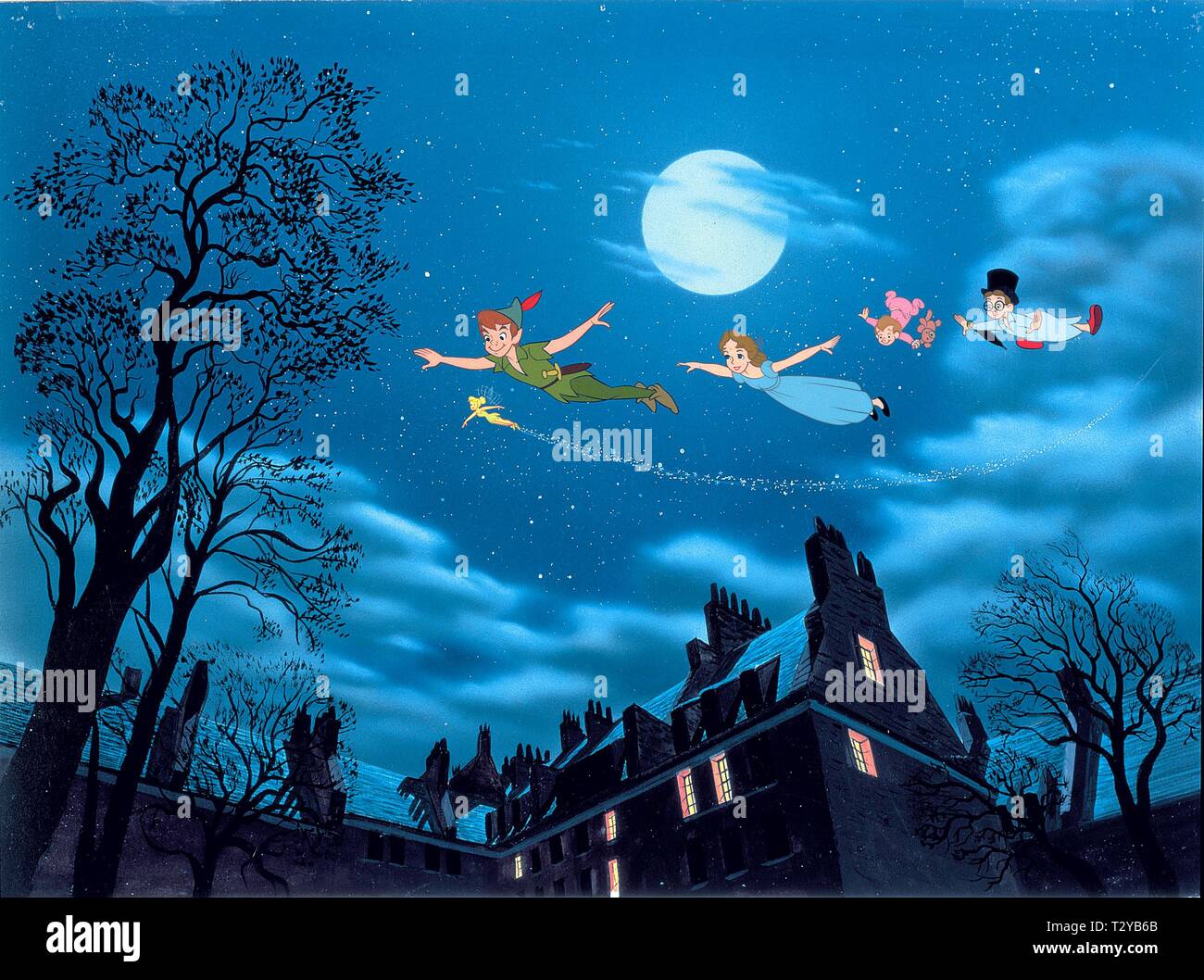 Tinkerbell, Peter Pan und Wendy, MICHAEL, John, Peter Pan, 1953 Stockfoto