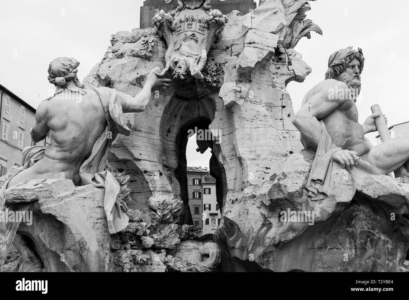 Piazza Navona in Rom, Italien. Stockfoto
