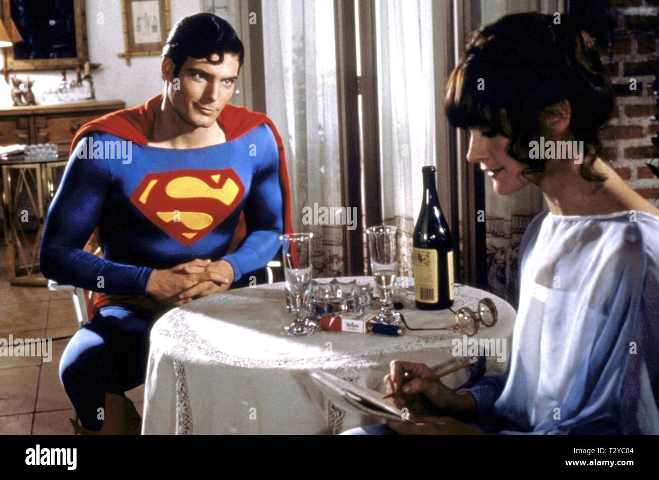 CHRISTOPHER REEVE, Margot Kidder, Superman, 1978 Stockfoto