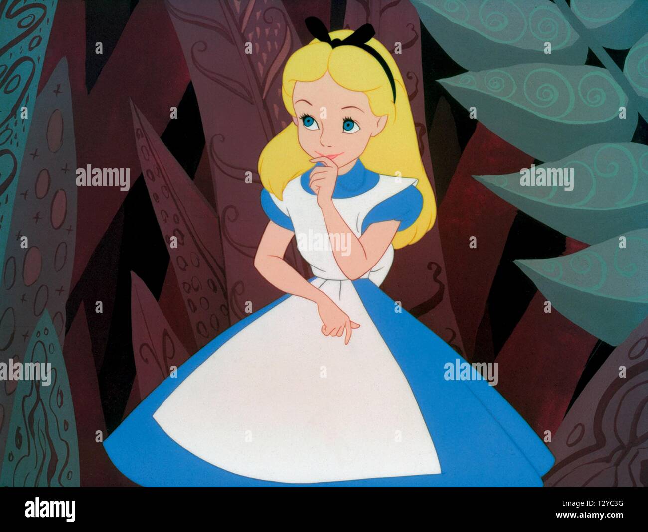 ALICE, Alice im Wunderland, 1951 Stockfoto