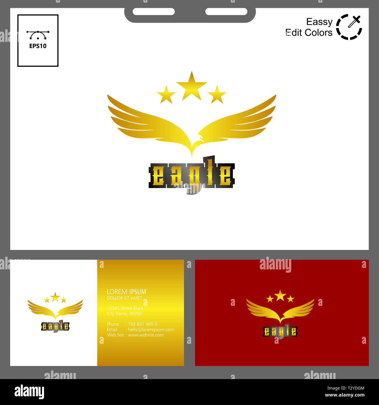 Im Web, business card Name, flayer, app Logo etc. Stockfoto