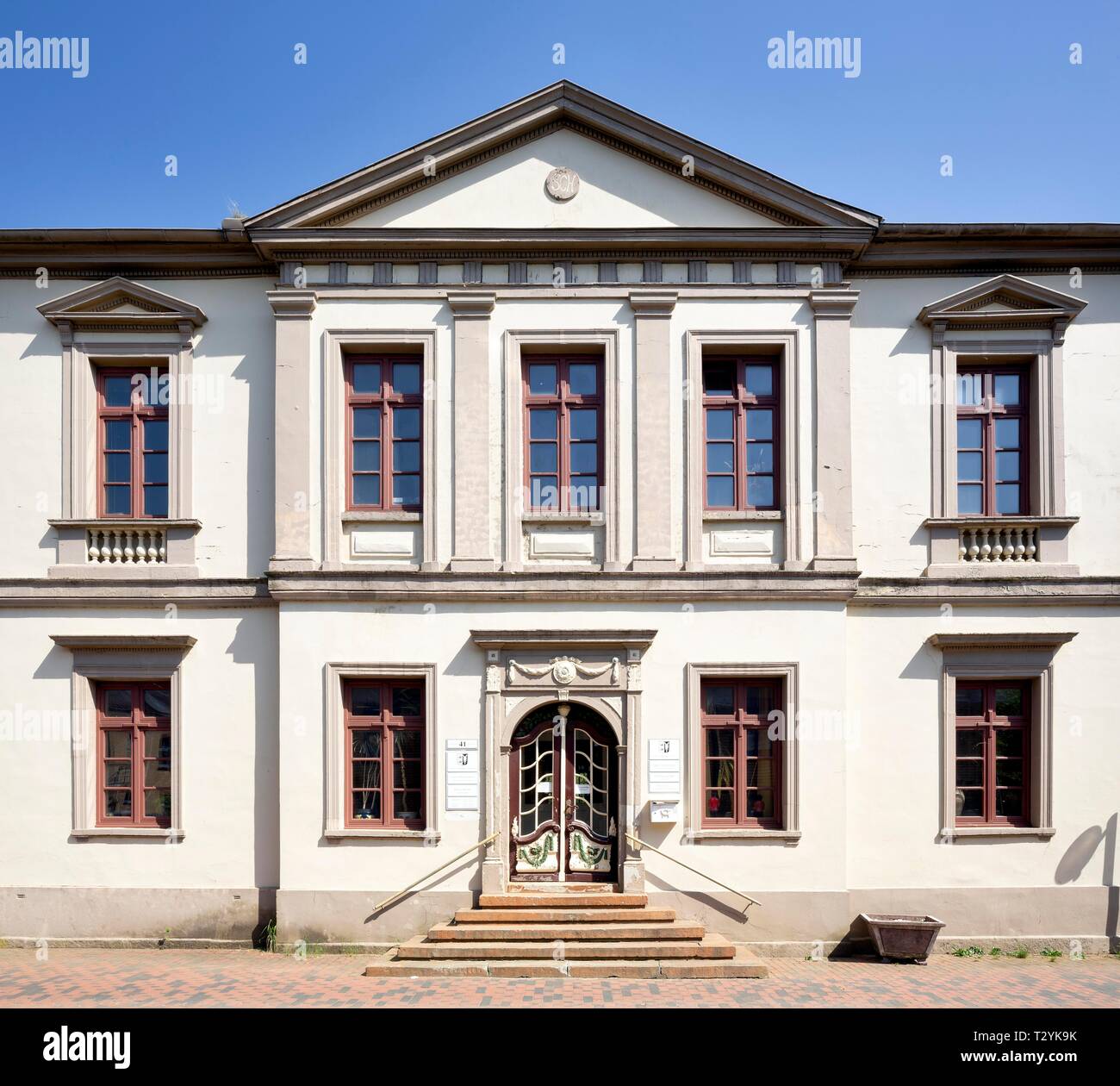 Old Manse, Klassizismus, Itzehoe, Schleswig-Holstein, Deutschland Stockfoto