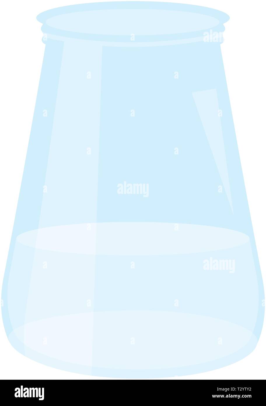 Mason jar Glas mit Flüssigkeit Vector Illustration Design Stock Vektor