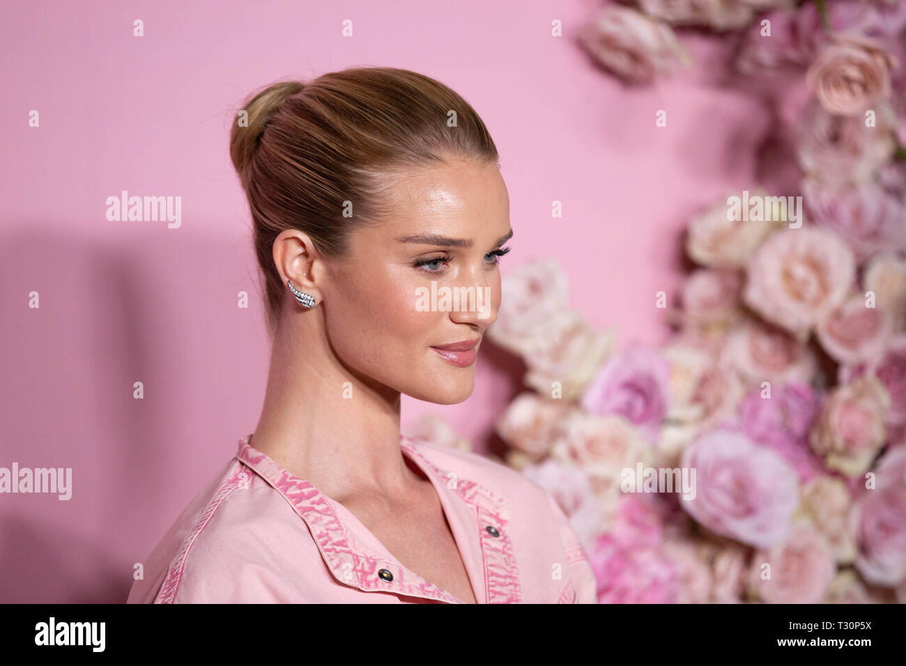 Los Angeles, USA. 30 Jan, 2019. Rosie Huntington-Whiteley besucht die Einführung von Patrick's Ta Beauty Collection an Goya Studios am 04 April, 2019 in Los Angeles, Kalifornien. Credit: Foto Access/Alamy leben Nachrichten Stockfoto