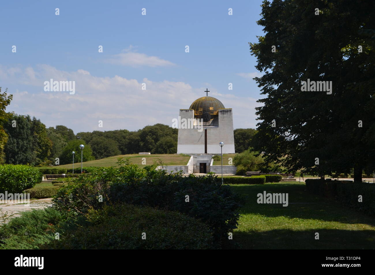 Pantheon der nationalen Wiedergeburt, Ruse (Rousse) Bulgarien Stockfoto