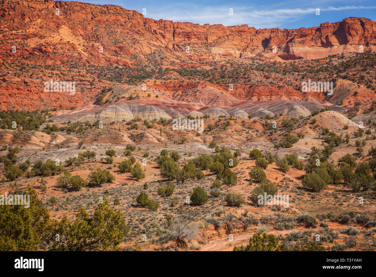Bunte Canyon im Südwesten USA Arizona und Utah. Stockfoto