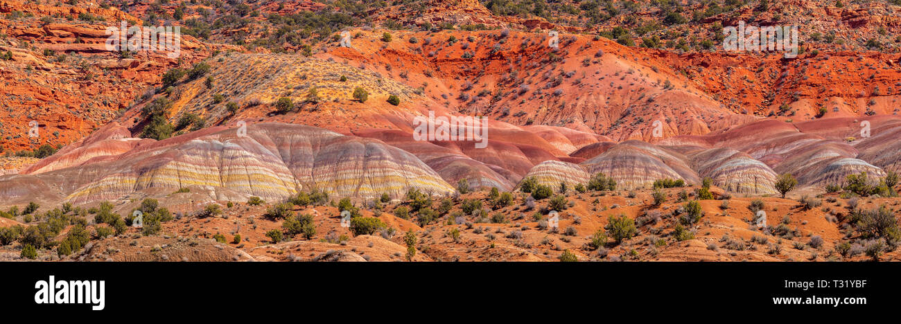 Bunte Canyon im Südwesten USA Arizona und Utah. Stockfoto