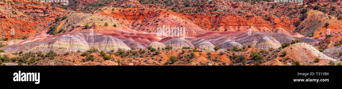 Bunte Canyon im Südwesten USA Arizona und Utah. Stockfoto