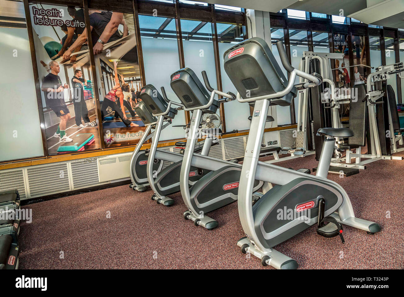 Gym-Geräten Stockfoto