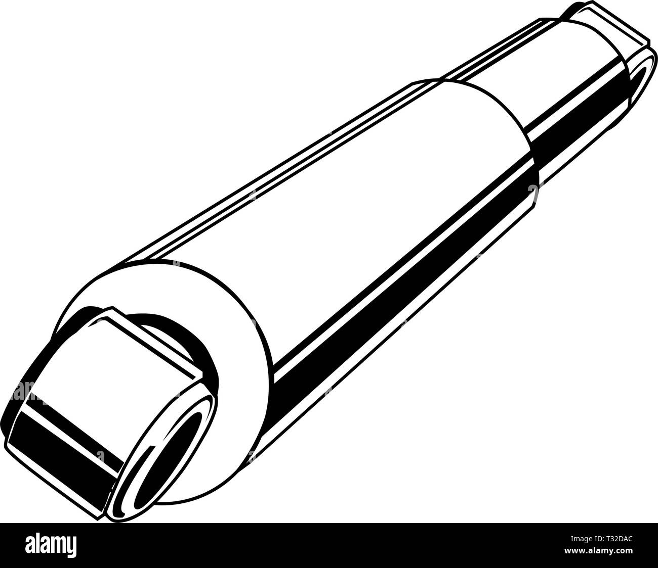 Stoßdämpfer Vector Illustration Stock Vektor