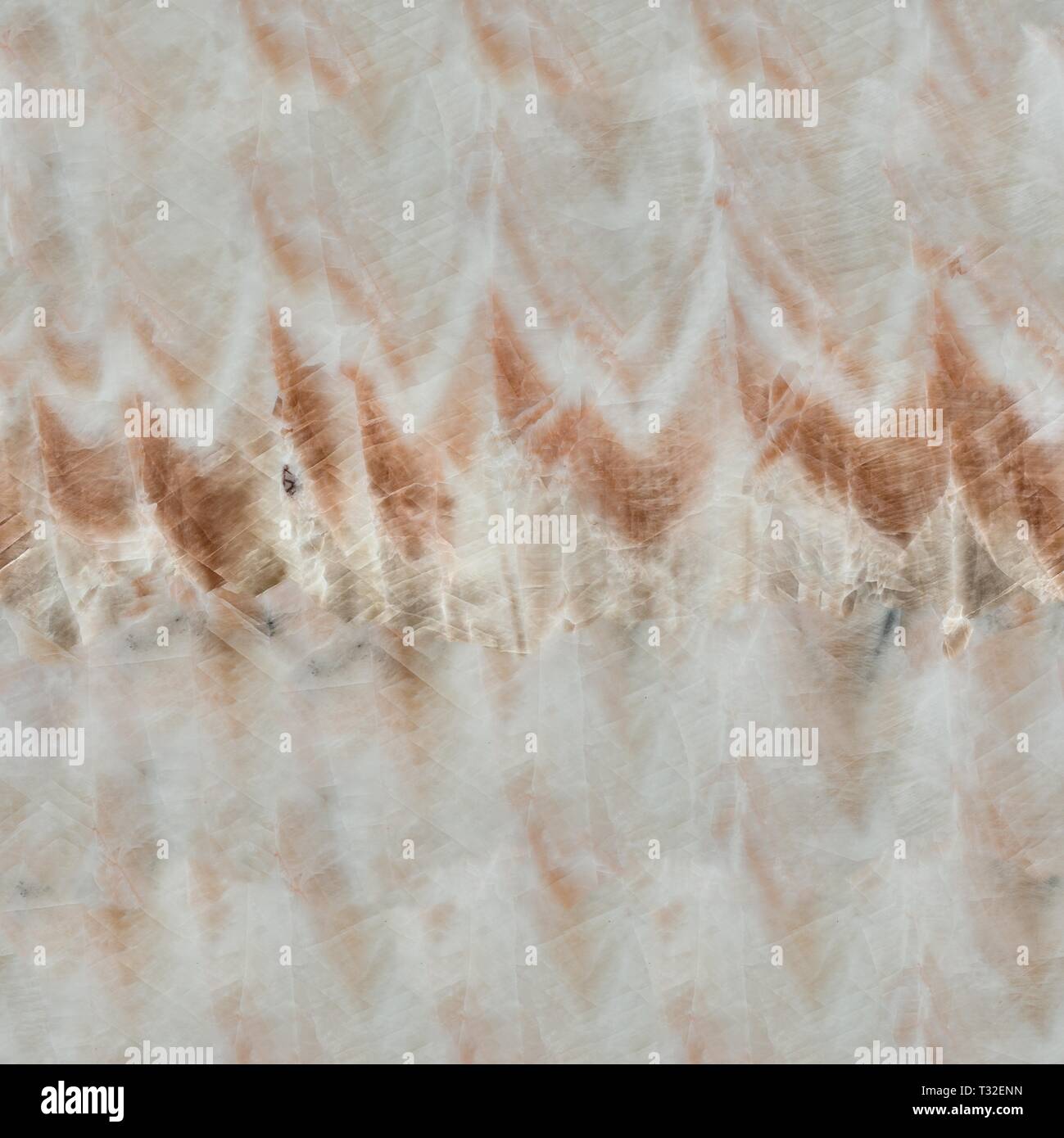 Onyx close-up, natürliche Risse Textur. Nahtlose quadratische Hintergrund, Fliese bereit. Stockfoto