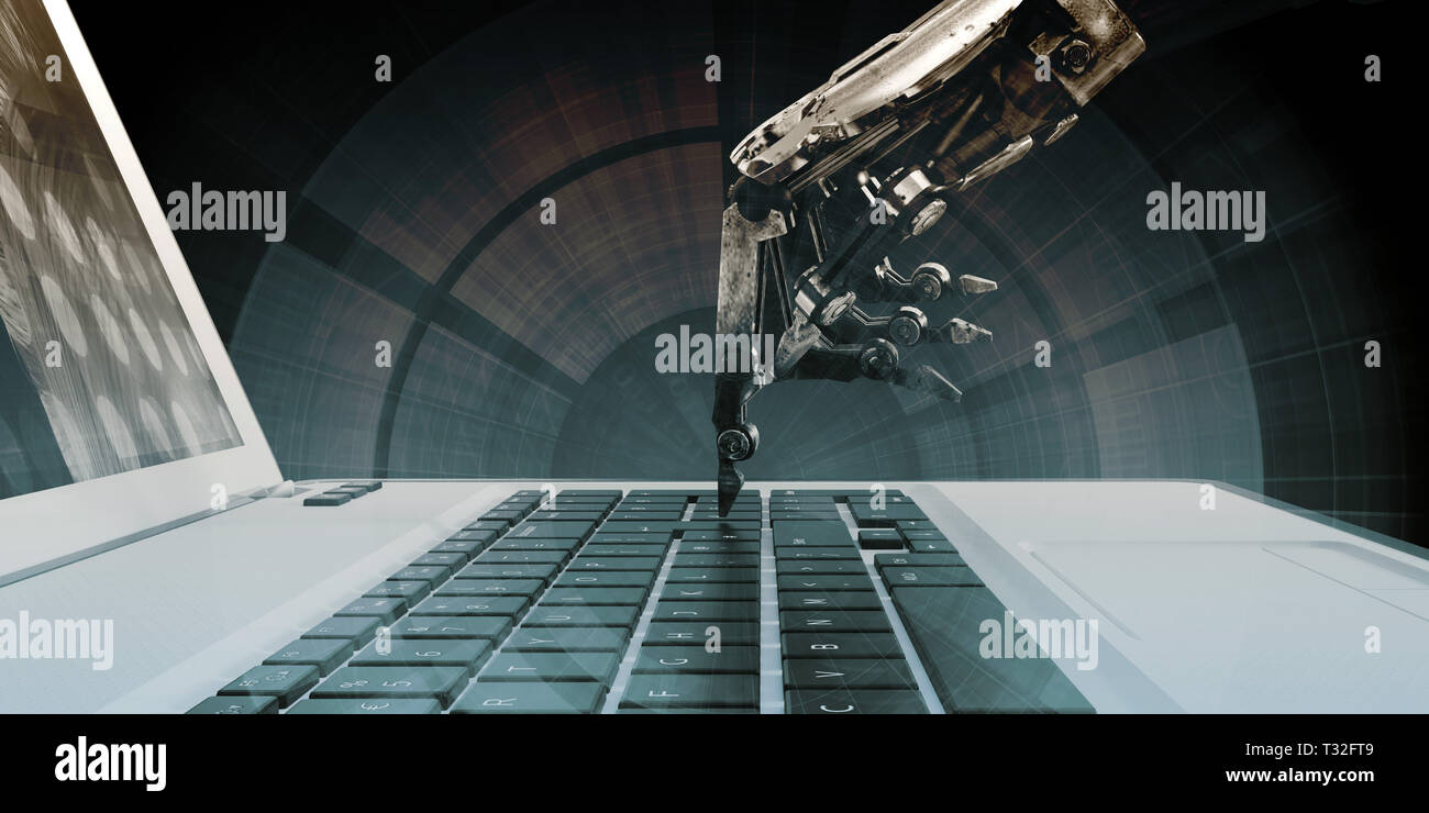 Digital Marketing Strategie mit Management Plattform Technologie Stockfoto