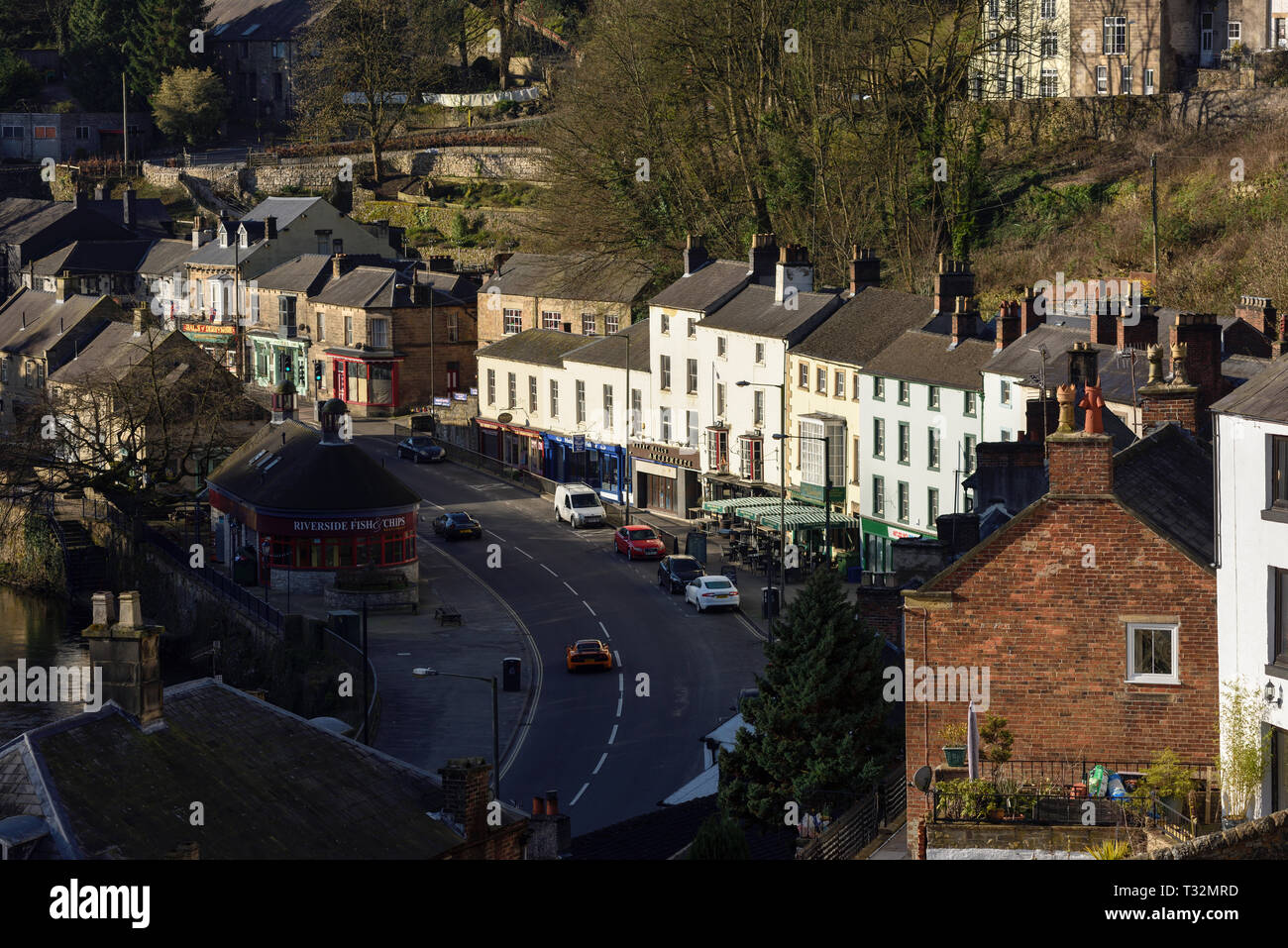 Matlock Bath Peak District Town, UK. Stockfoto