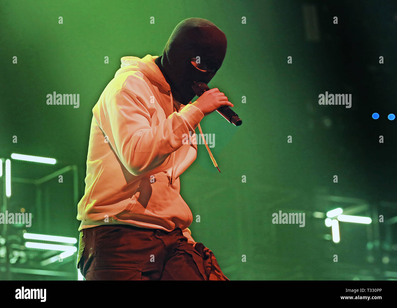 21 Piloten durchführen, an der Manchester Arena bietet: 21 Piloten, Tyler Joseph Wo: Manchester, Großbritannien Wann: 05 Mar 2019 Credit: Sakura/WENN.com Stockfoto